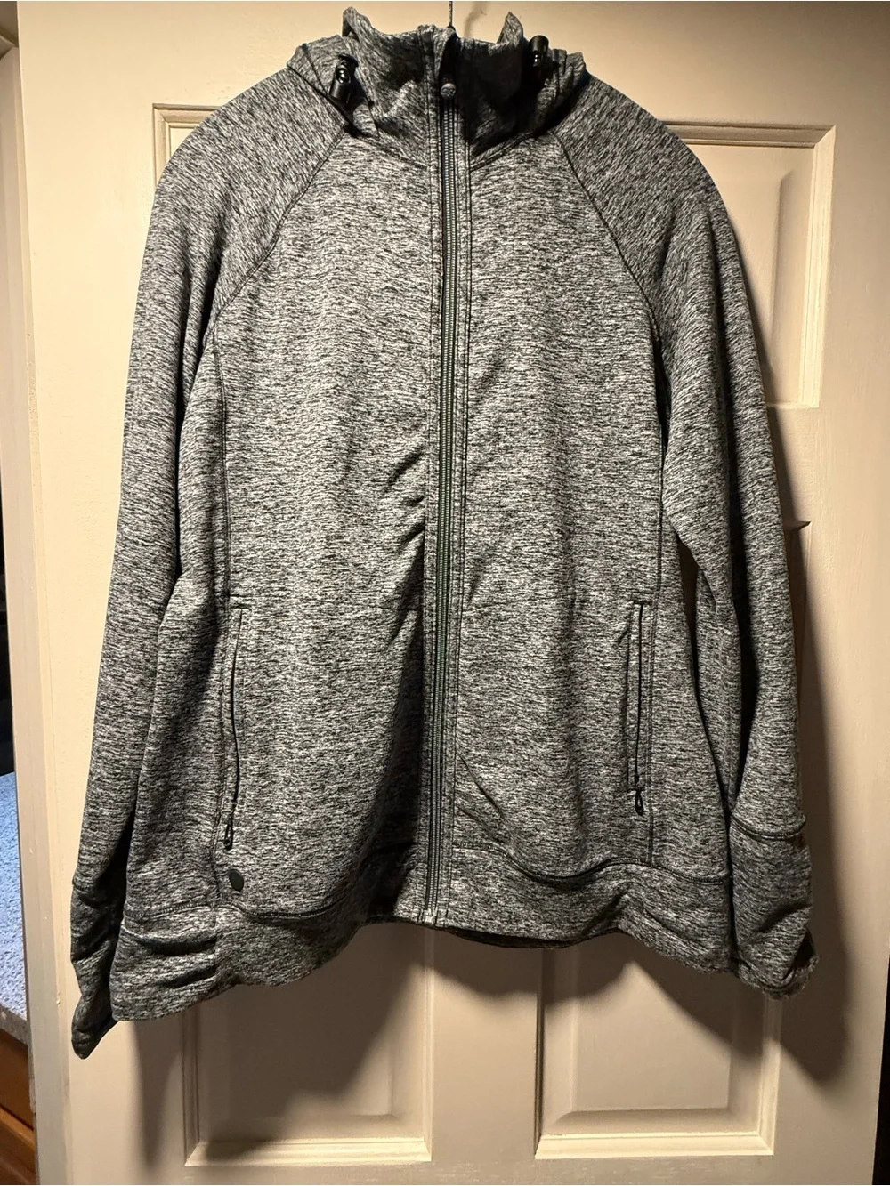 Outdoor Research Women’s Large Hooded Performance Jacket Gray Full Zip - Picture 1 of 7